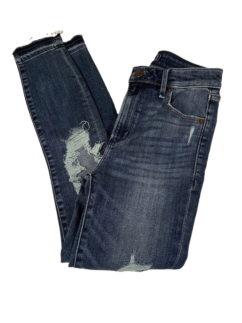 Y2K Abercrombie & Fitch Women’s Jeans 25/0R Simone High Rise Skinny Dark #2271